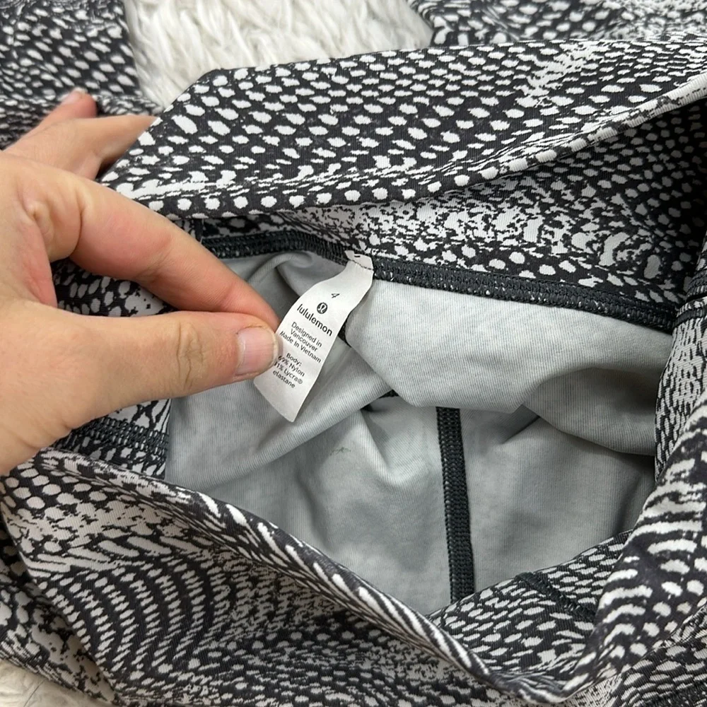 Lululemon Wunder Under High Rise Legging Swerve Vapor Metal Grey